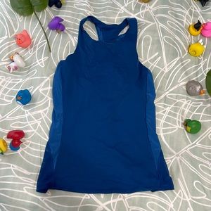 LULULEMON TWO TONED BLUE TANK TOP
